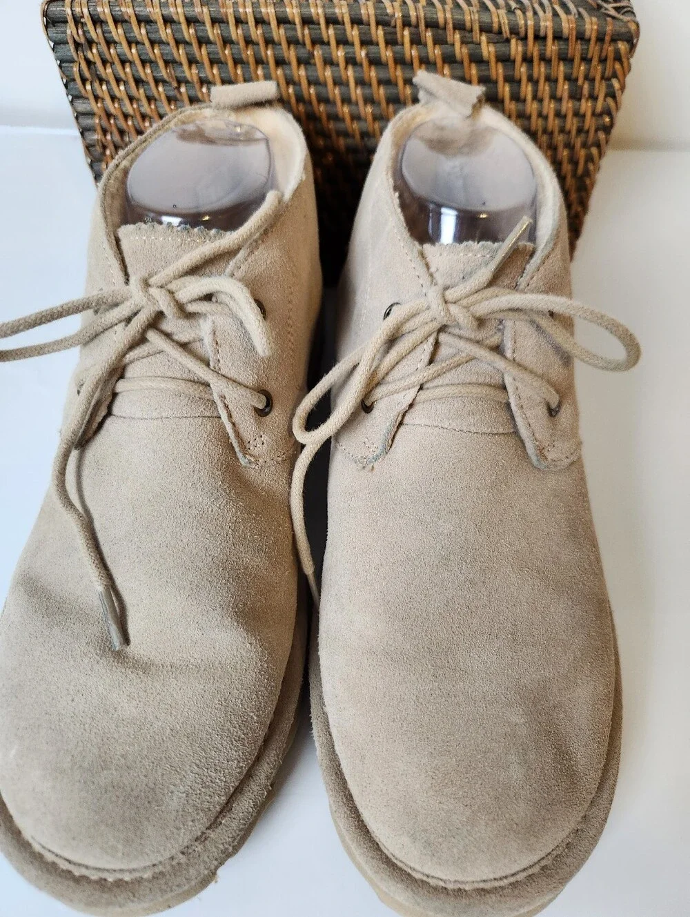 Bear Paw Skye Cow Suede Leather Wool Blend Lining Warm Sheepskin  Outdoor Boots